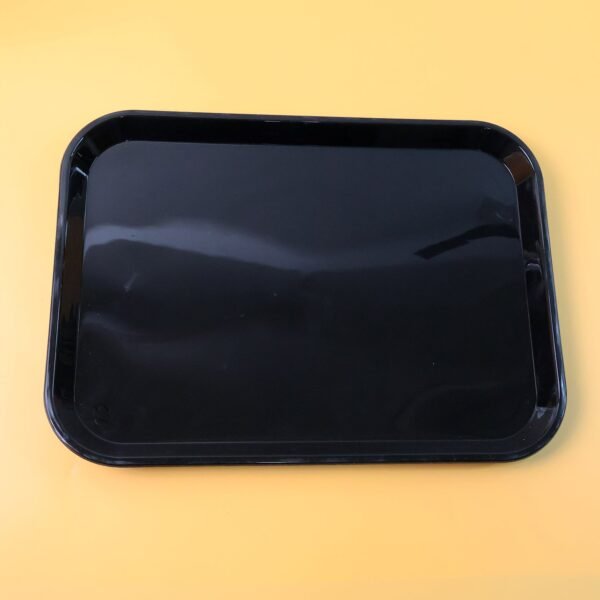 Plastic Serving Tray – 40x30 cm Durable & Break-Resistant Black