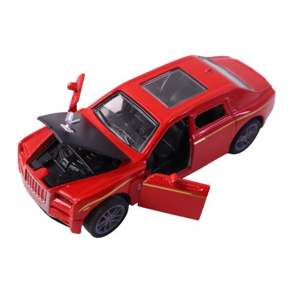 Die-Cast Metal Pull-Back Toy Car – Realistic Luxury Sedan Model