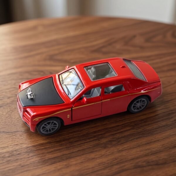 Die-Cast Metal Pull-Back Toy Car – Realistic Luxury Sedan Model