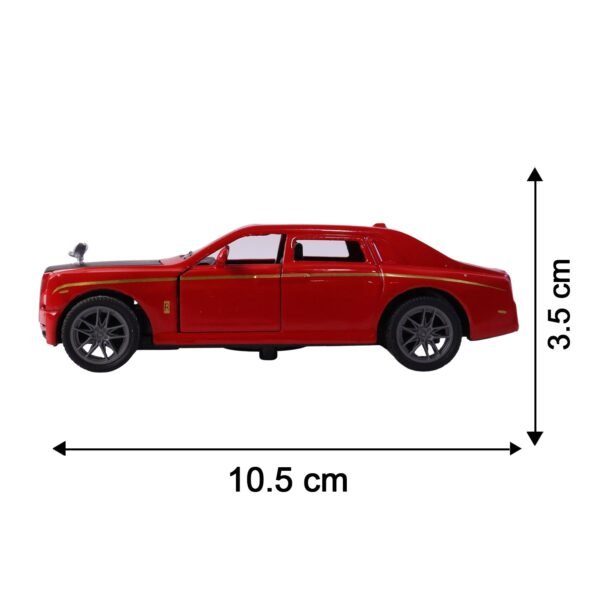 Die-Cast Metal Pull-Back Toy Car – Realistic Luxury Sedan Model