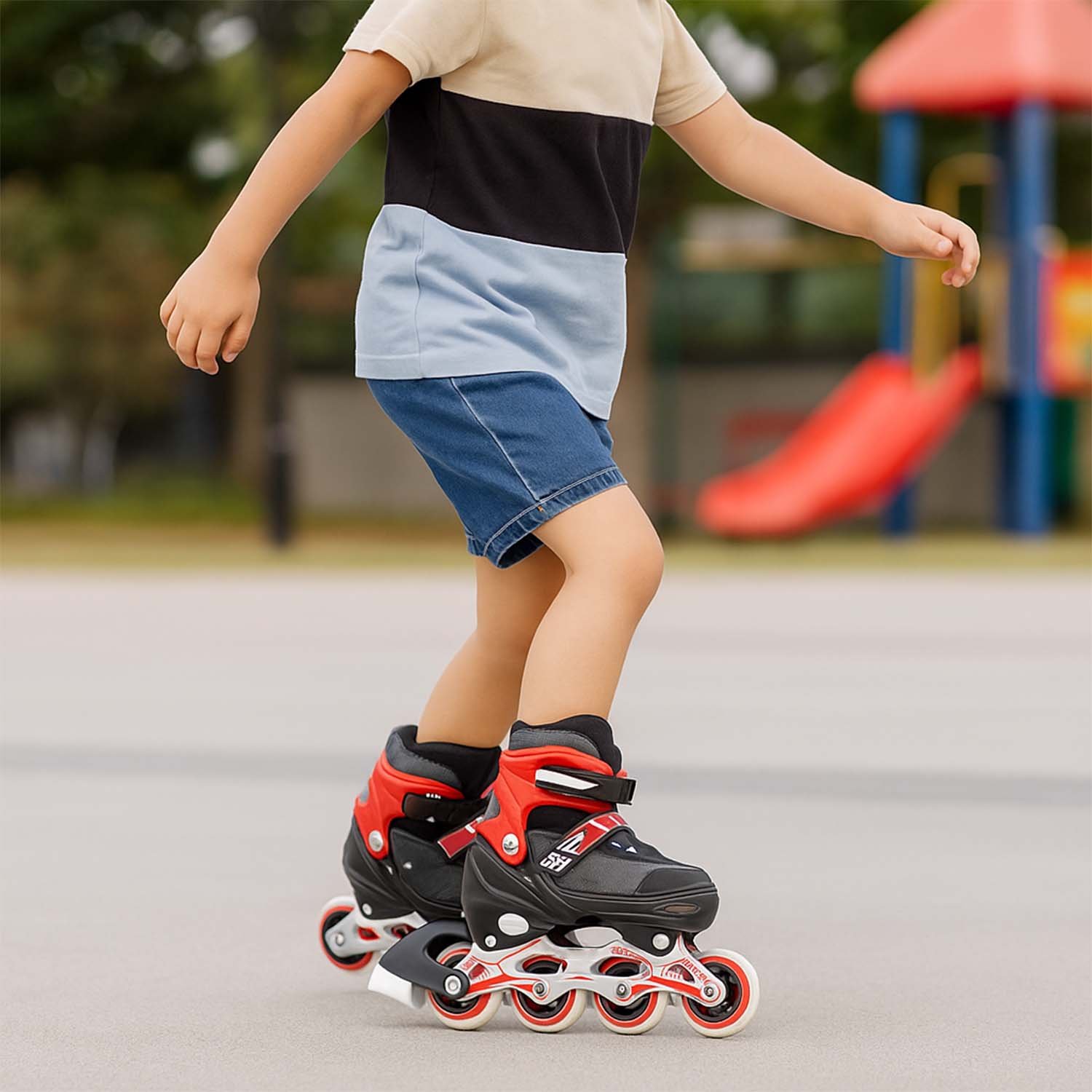 Adjustable Inline Skates – Medium Size with Aluminum Frame