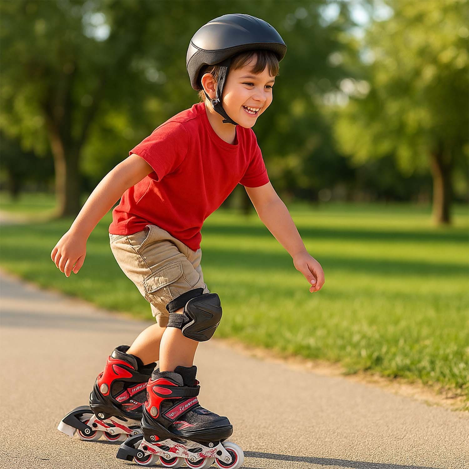 Adjustable Inline Skates – Medium Size with Aluminum Frame