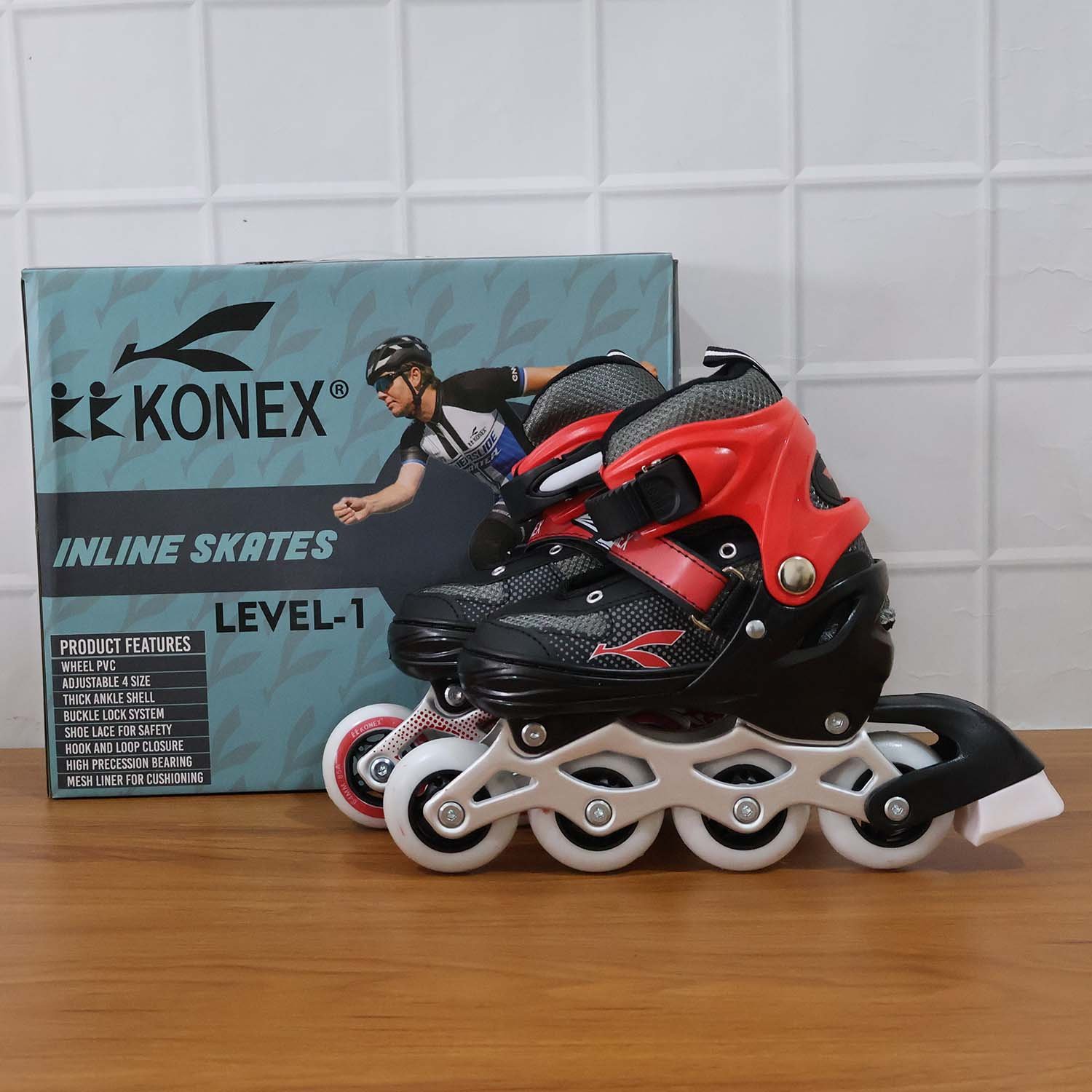 Adjustable Inline Skates – Medium Size with Aluminum Frame