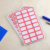 Self-Adhesive Label Stickers – 50 Red & White Sheets for Easy Organization