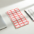 Self-Adhesive Label Stickers – 50 Red & White Sheets for Easy Organization