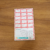 Self-Adhesive Label Stickers – 50 Red & White Sheets for Easy Organization