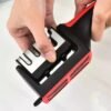 4 Stage Knife Sharpener Tool for Kitchen Knives with Non Slip Handl...
