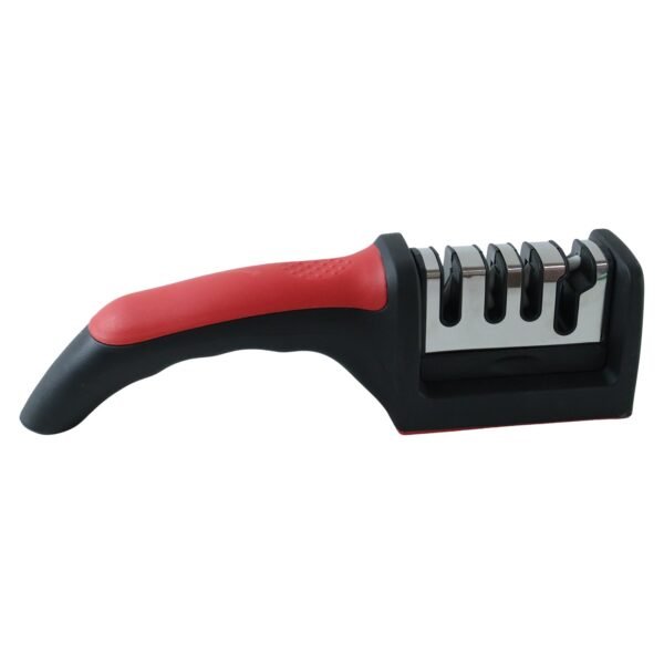 4 Stage Knife Sharpener Tool for Kitchen Knives with Non Slip Handl...