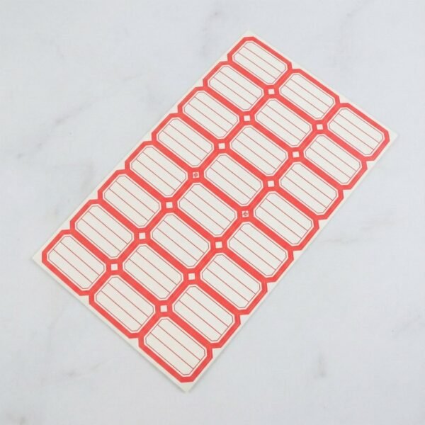 Self-Adhesive Label Stickers – Durable Rectangular for Organisation