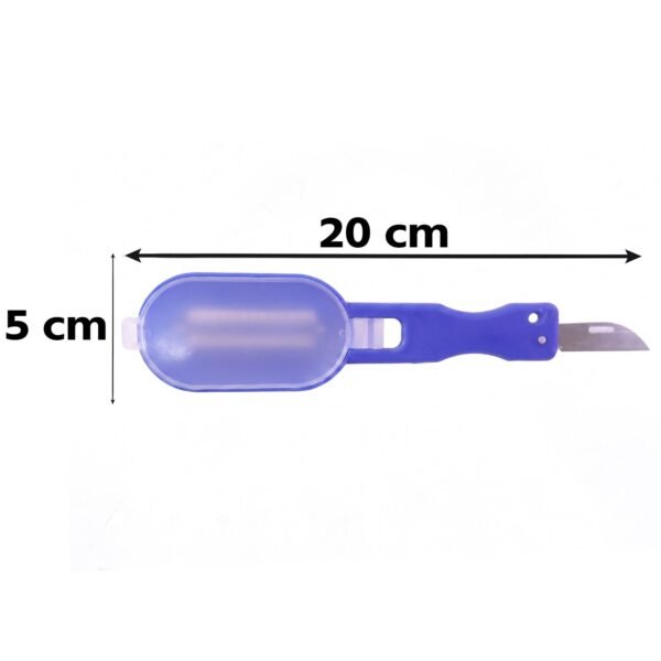 Fish Scaler Scraper with Lid Scale Remover Skin Cleaner for Kitchen (1 Pc)