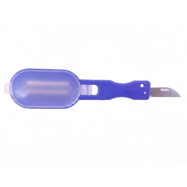Fish Scaler Scraper with Lid Scale Remover Skin Cleaner for Kitchen (1 Pc)