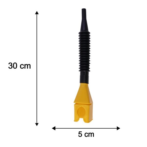 RetractableAutoFuelFunnel-size Flexible Plastic Funnel – Spill-Free Car Oil Fuel Filling