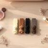 Elegant Bow Hair Clips Set – Stylish 4-Piece Snap Clips Combo