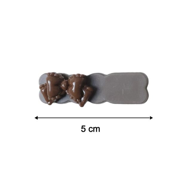 Elegant Bow Hair Clips Set – Stylish 4-Piece Snap Clips Combo