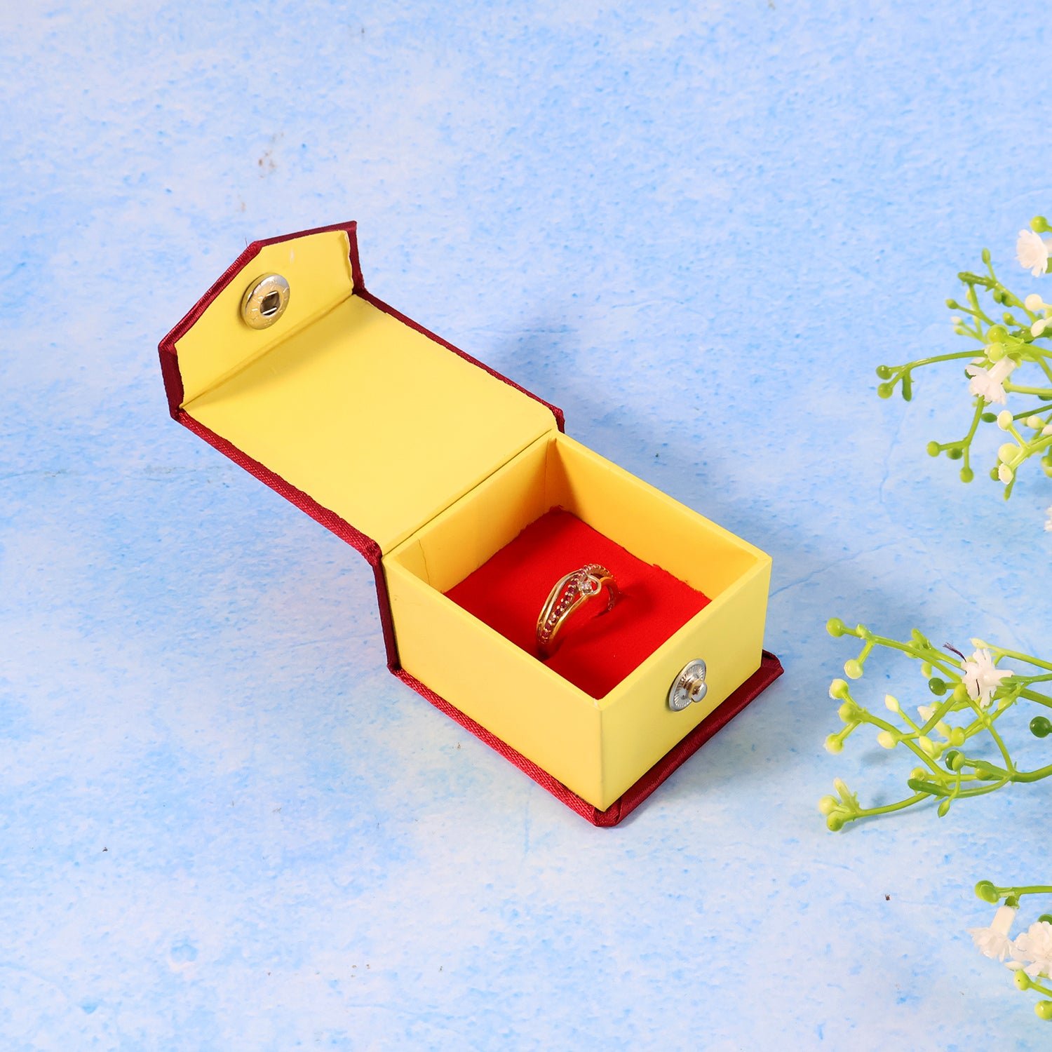 Ring Gift Box – Premium Elegant Presentation with Velvet Cushion