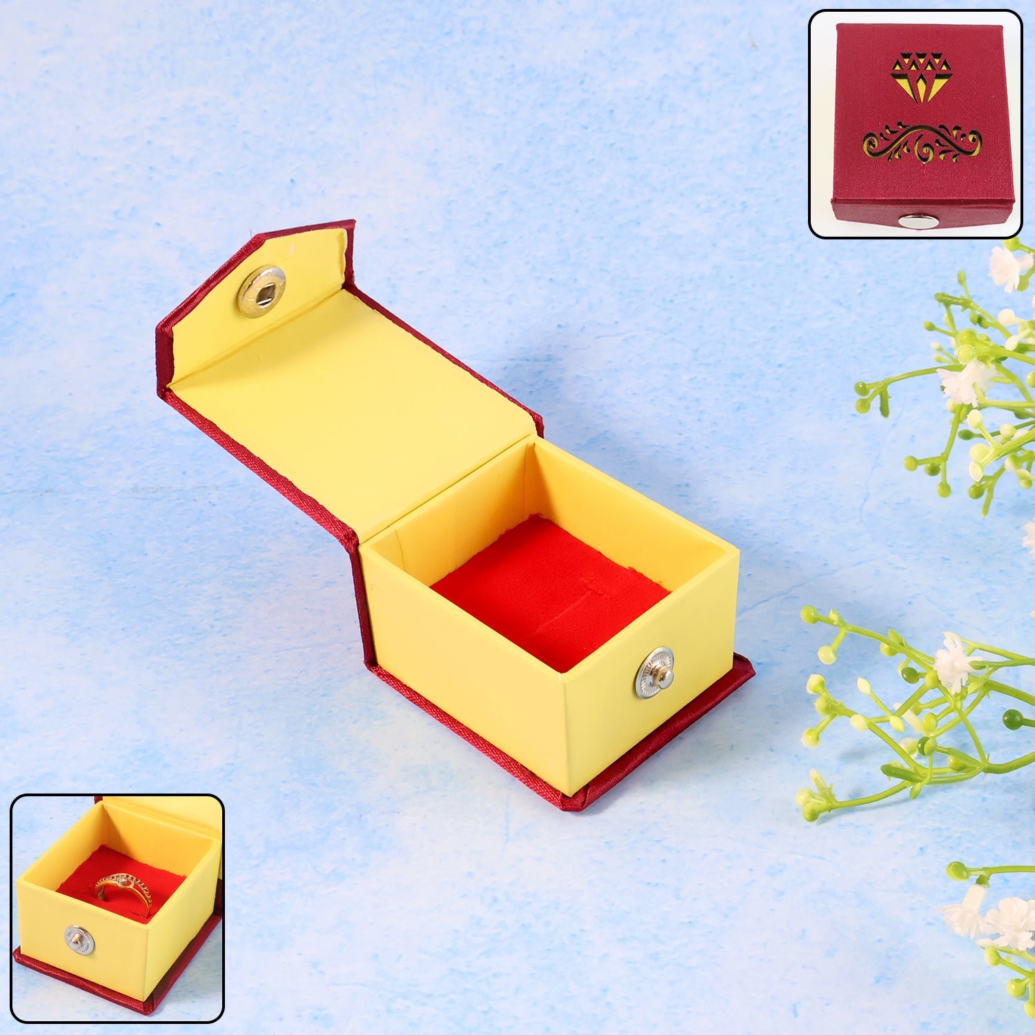 Ring Gift Box – Premium Elegant Presentation with Velvet Cushion