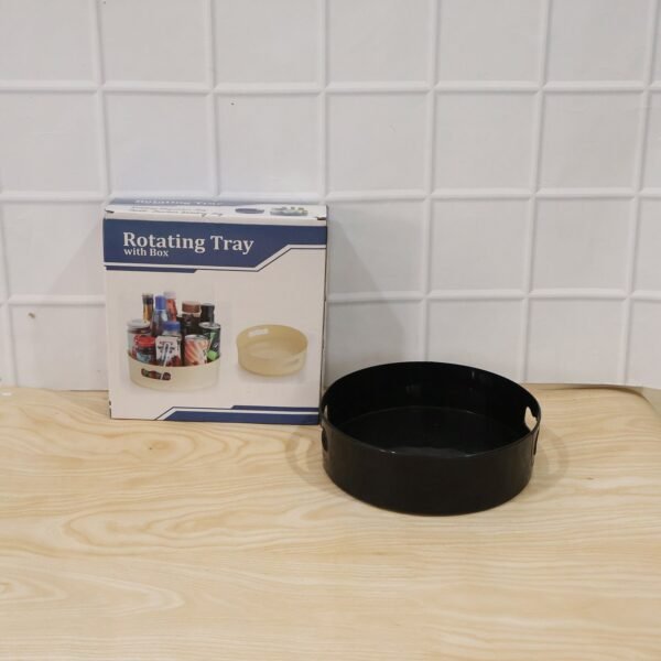 Rotating Storage Tray – 360 Degree Turntable Organizer for Kitchen