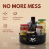 Rotating Storage Tray – 360 Degree Turntable Organizer for Kitchen