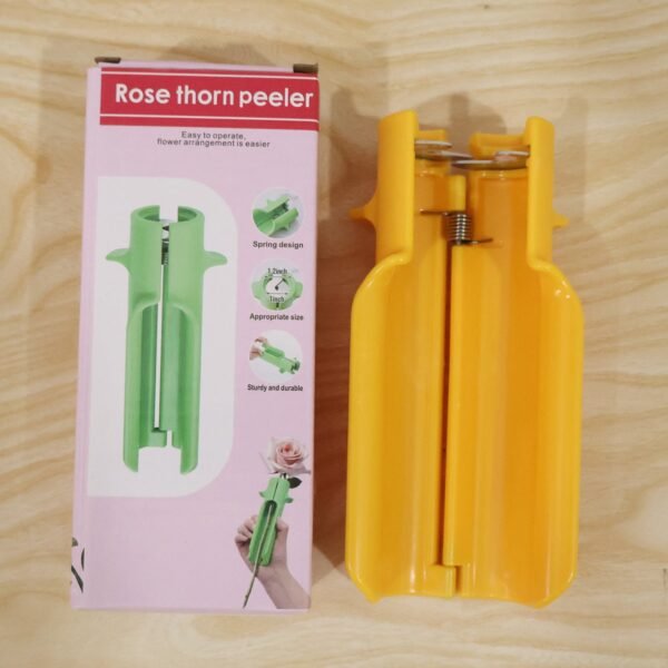 Rose Thorn Stripper Tool, Plastic Flower Stem Leaf Remover for Florists (1 Pc)