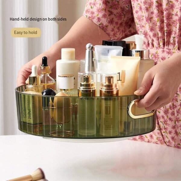 Rotating Storage Rack – Multipurpose Organizer with Handles