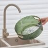 Rotating Storage Rack – Multipurpose Organizer with Handles