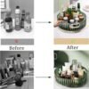 Rotating Storage Rack – Multipurpose Organizer with Handles