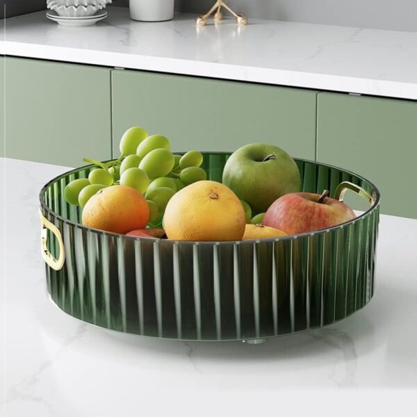 Rotating Storage Rack – Multipurpose Organizer with Handles