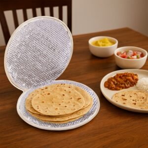 Insulated Roti Cover – Keeps Rotis Warm & Fresh 23x23cm