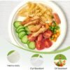 Disposable Round Food Serving Plate – 10 Pc Lightweight Set