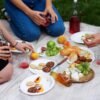 Disposable Round Food Serving Plate – 10 Pc Lightweight Set