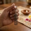 Spiritual Metal Jay Shri Krishna Keychain – Durable Engraved Design