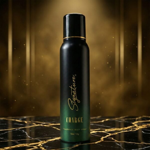 Signature Charge Body Spray – Long Lasting masculine scent for Men