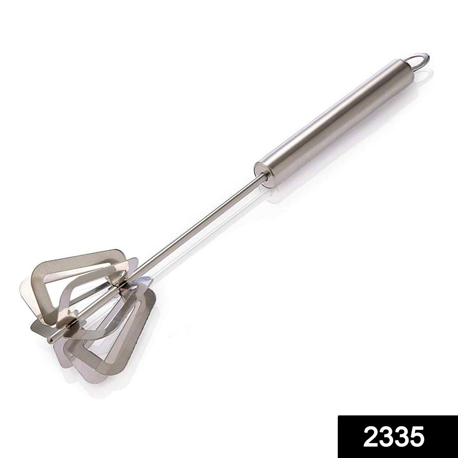Stainless Steel Hand Blender – Manual Whisk & Frother | Quickslice