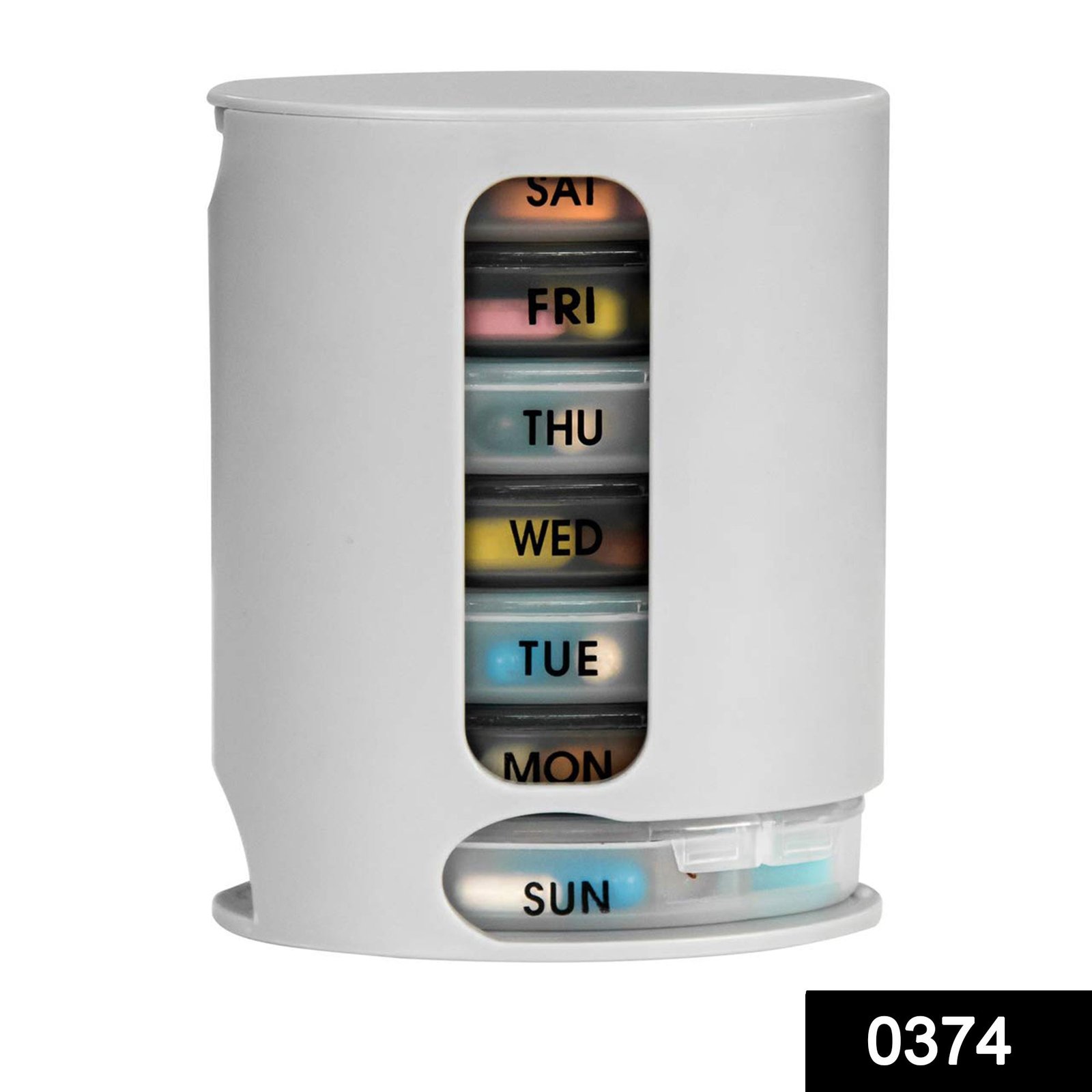 7-Day Pill Organizer – Weekly Medicine Dispenser & Box |