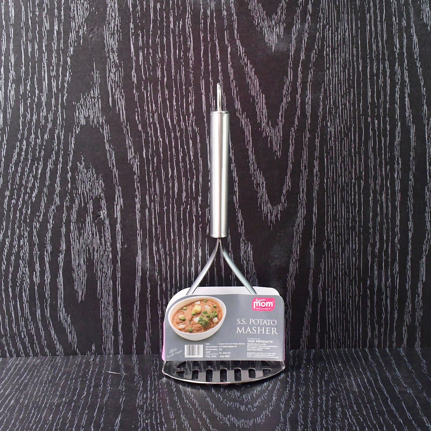 Stainless Steel Potato Masher – Ergonomic Handle for Easy Mashing