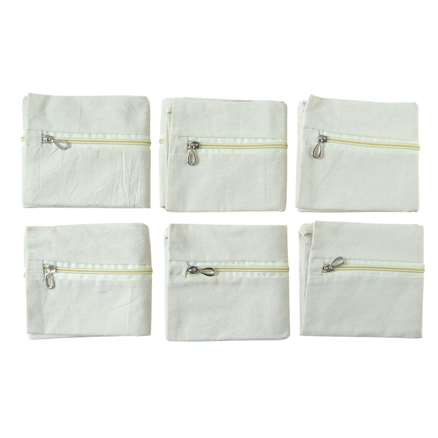 Saree Storage Bags with Zip Closure – Pack of 6, Multipurpose Protection