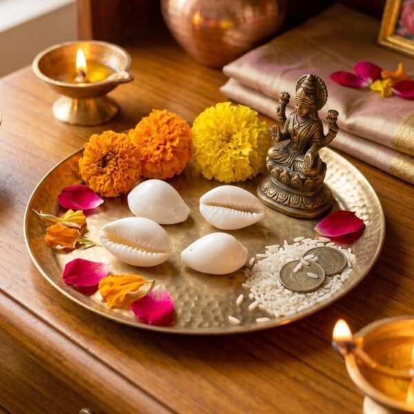 Natural Kaudi Cowrie Shells – Ideal for Pooja & Decor