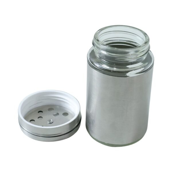 Stainless Steel Spice Jar – 2-in-1 Dual Dispensing with Window
