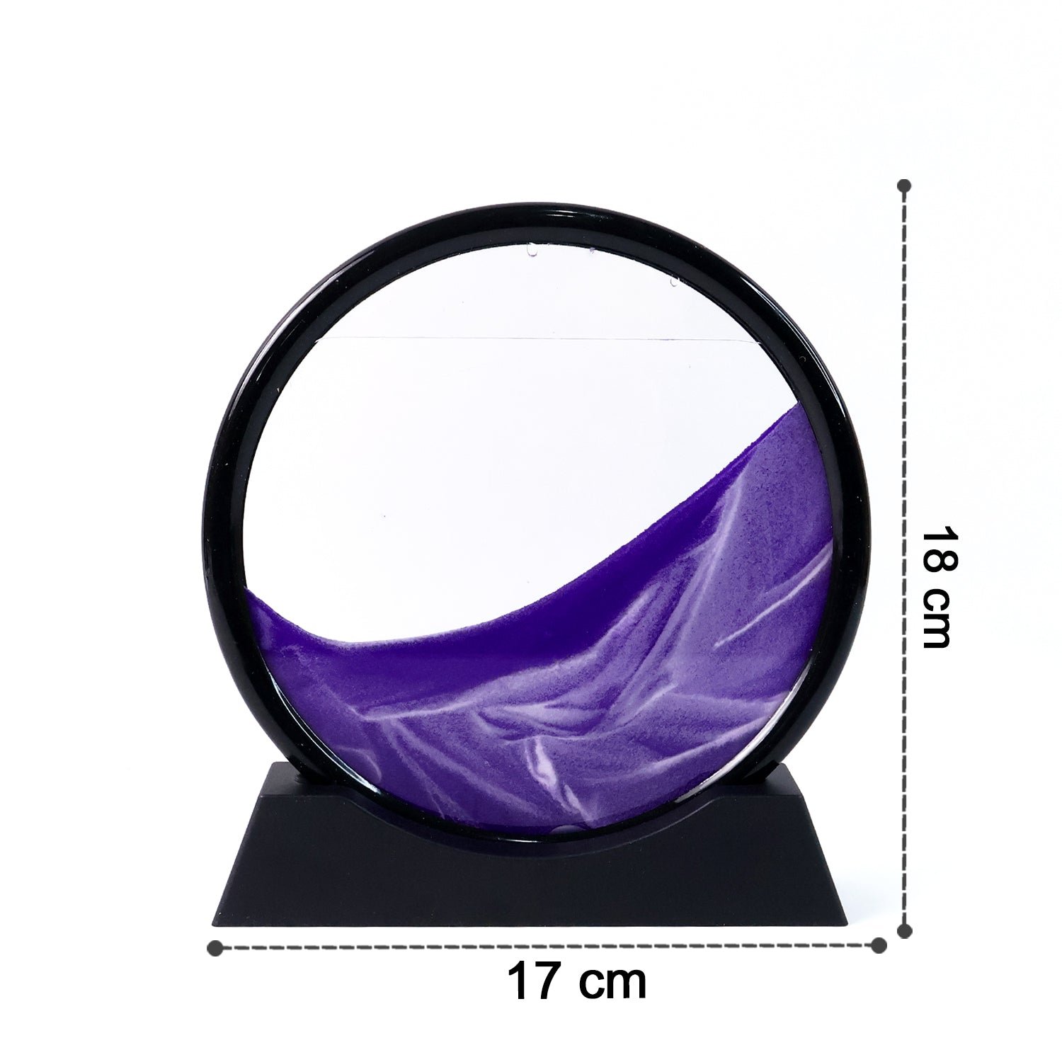 Moving Sand Art – Round Liquid Motion Decor | Styleva