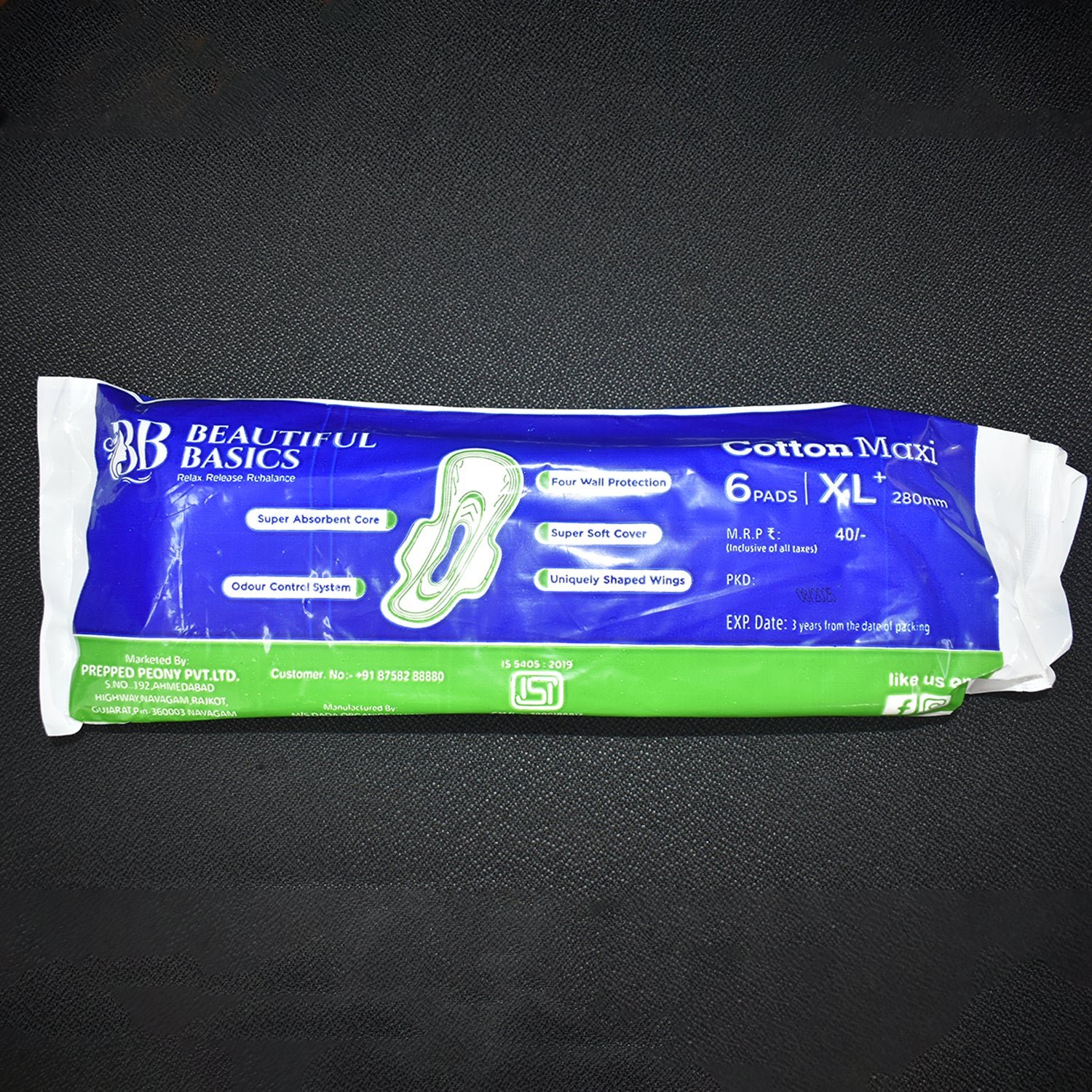 Blue Lady XL Sanitary Pads 280mm – Heavy Flow Protection