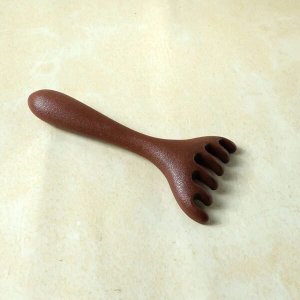 Wooden Head & Neck Scalp Massager – Handheld Stress Relief Tool