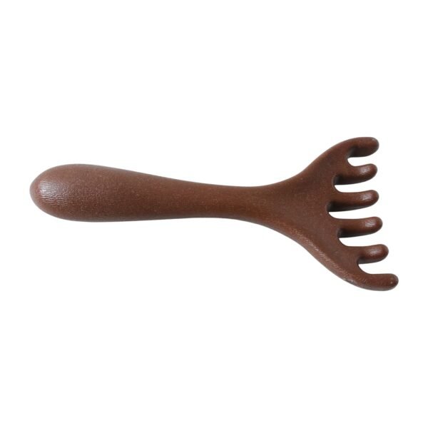 Wooden Head & Neck Scalp Massager – Handheld Stress Relief Tool