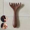 Wooden Head & Neck Scalp Massager – Handheld Stress Relief Tool