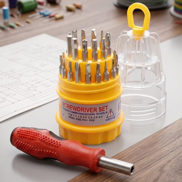 31 In 1 Precision Screwdriver Set Multi Bit Repair Tool Kit with Case (1 Set)