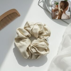 Soft Fabric Hair Scrunchie – Gentle Hold with Elegant Style