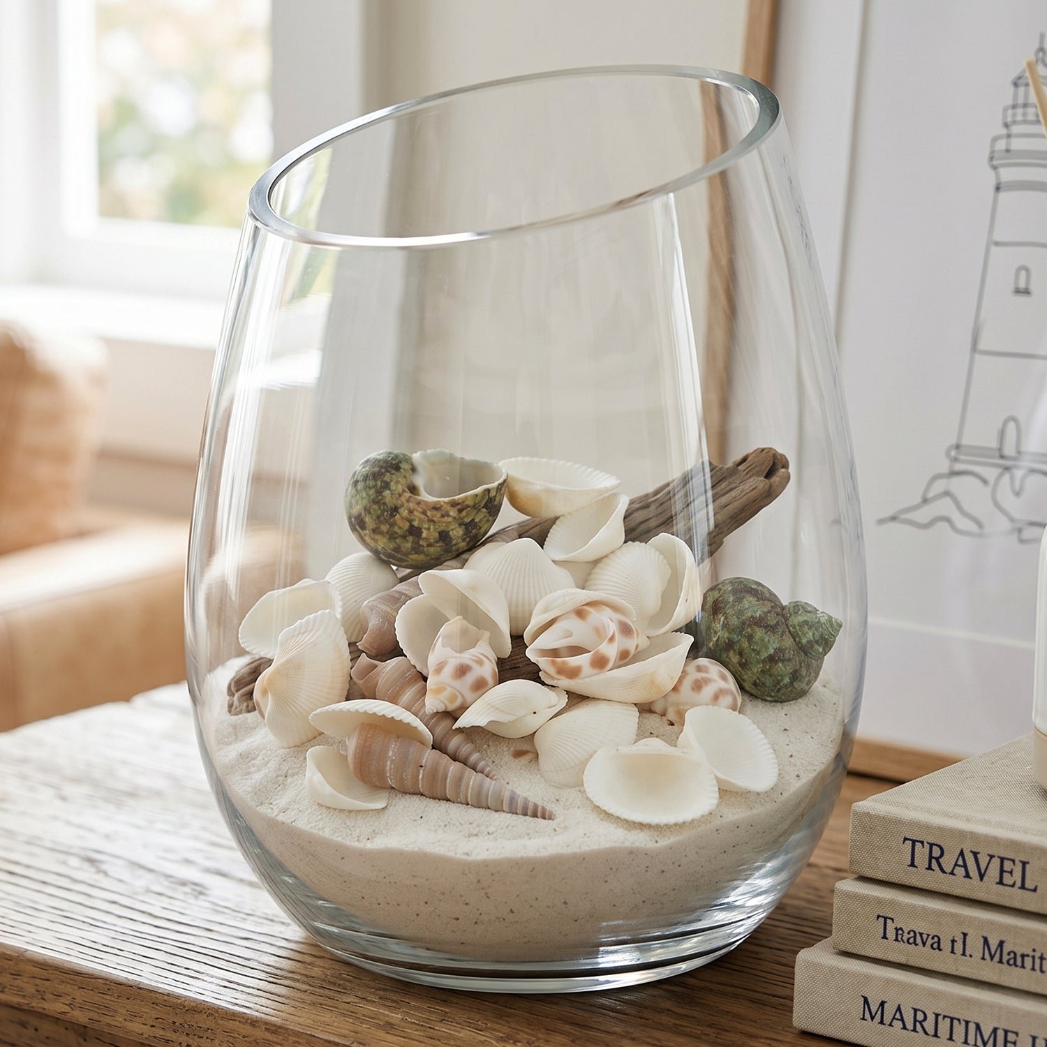 Natural Decorative Seashells Set – Coastal Charm for Home Decor