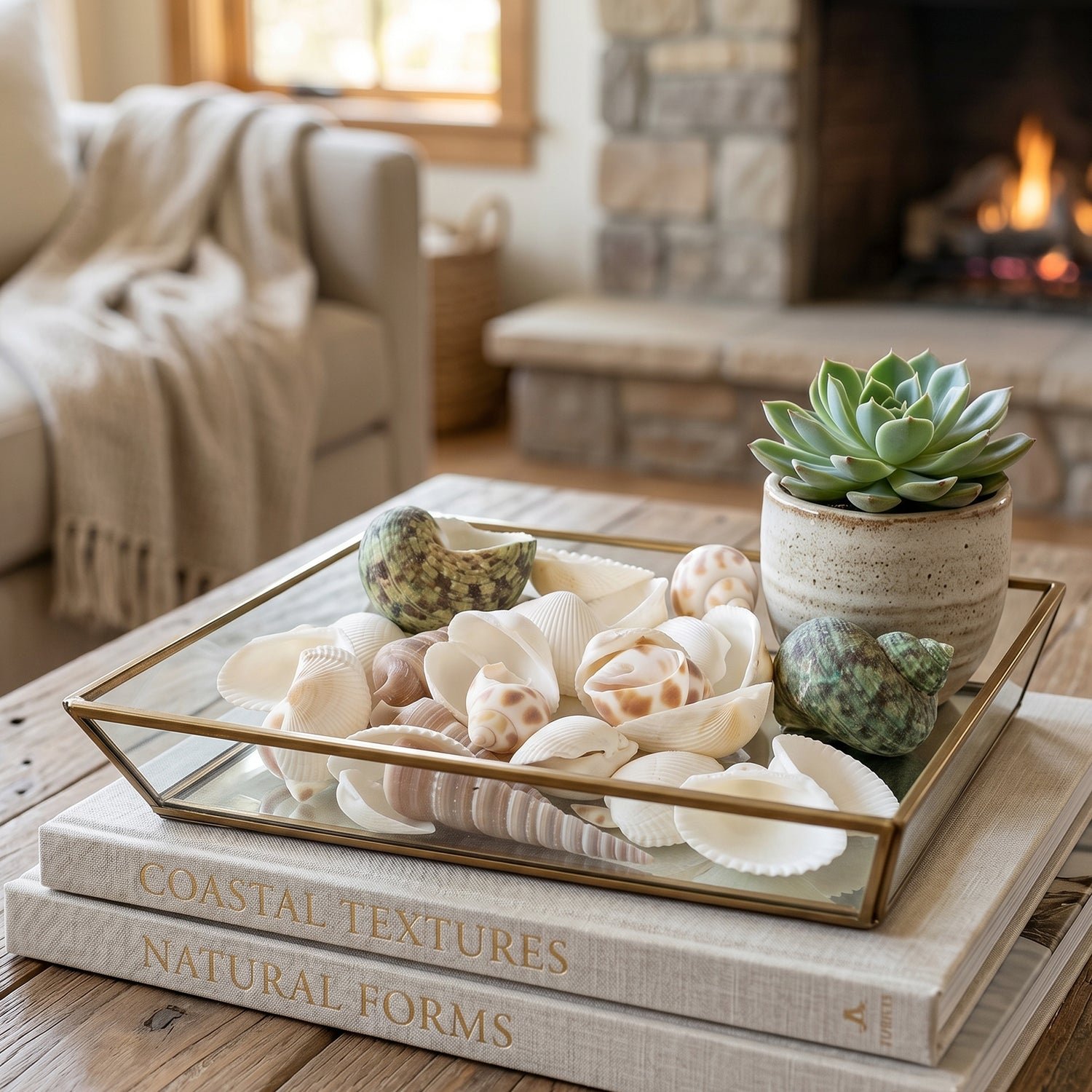 Natural Decorative Seashells Set – Coastal Charm for Home Decor