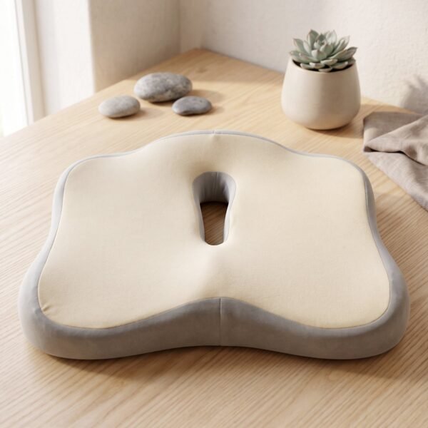 Comfort Memory Foam Ergonomic Seat Cushion for Office Chair (1 Pc)
