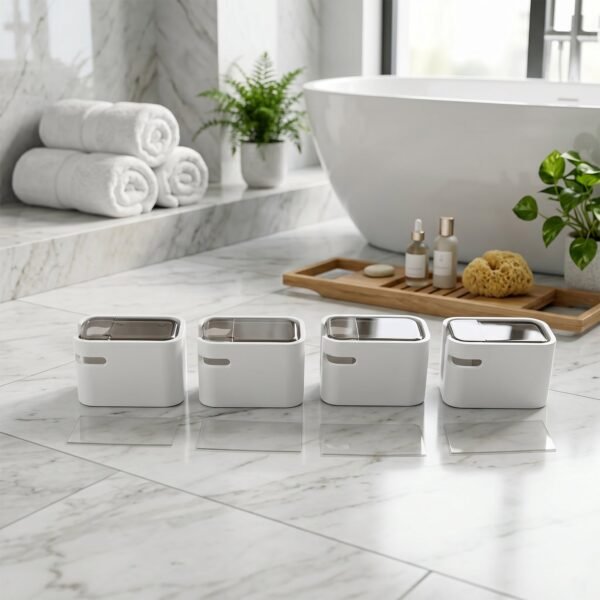Self Adhesive Dustproof Toothbrush Holder – Space-saving Wall Mount