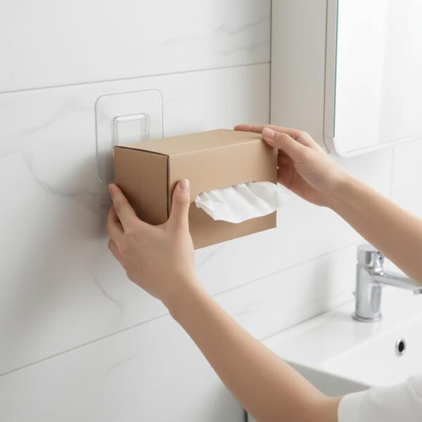 Self-Adhesive Wall Hook No Drill Mount for Home & Office